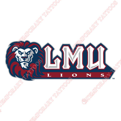 Loyola Marymount Lions Customize Temporary Tattoos Stickers NO.4890
